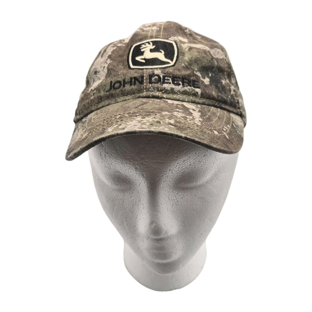 John Deere Tractor Toddler Camo Hat Cap Elastic One Size